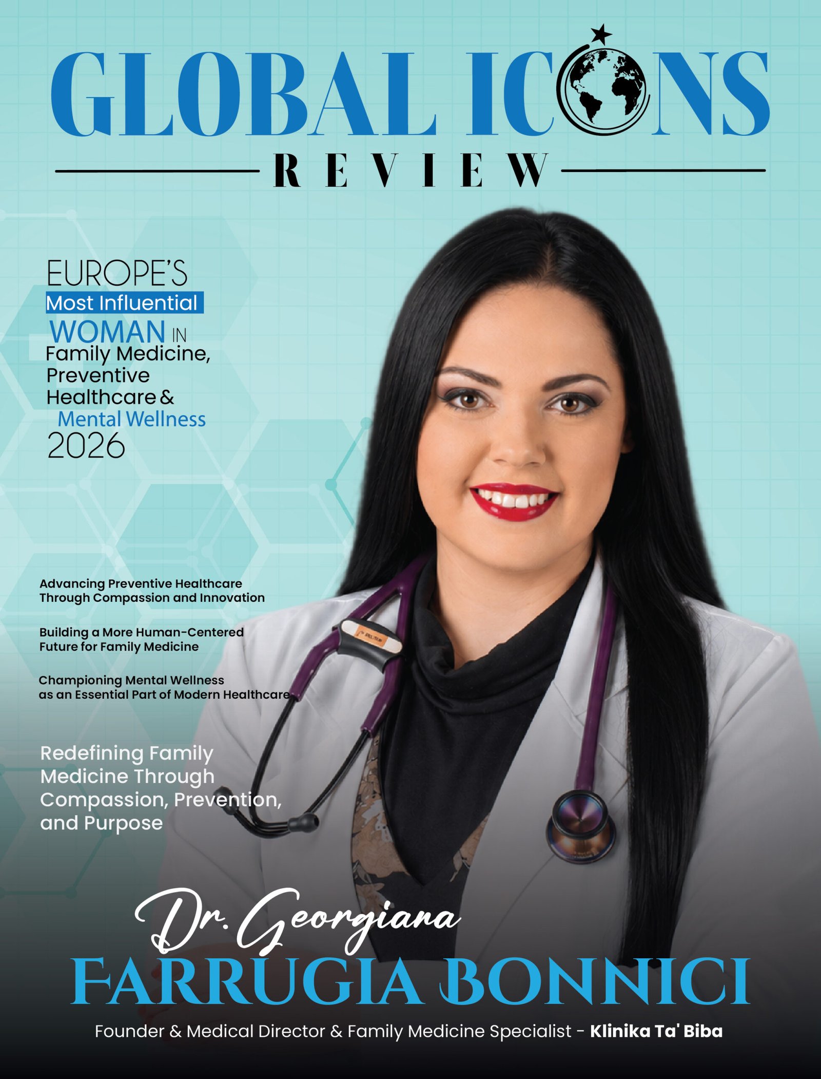 Europe’s Most Influential Woman in Family Medicine, Preventive Healthcare & Mental Wellness 2026