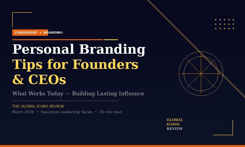 Personal Branding Strategies for Founders & CEOs in the Modern Business Era